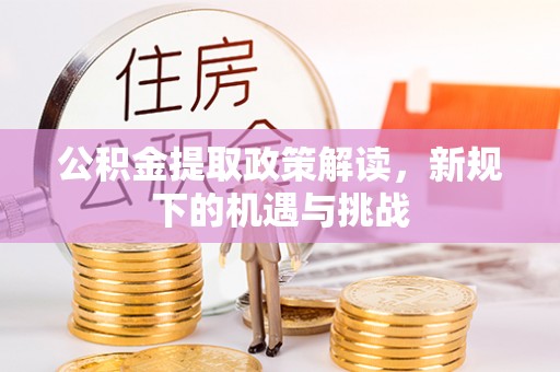 盐水公积金提取政策解读，新规下的机遇与挑战