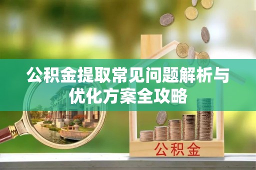 盐水公积金提取常见问题解析与优化方案全攻略